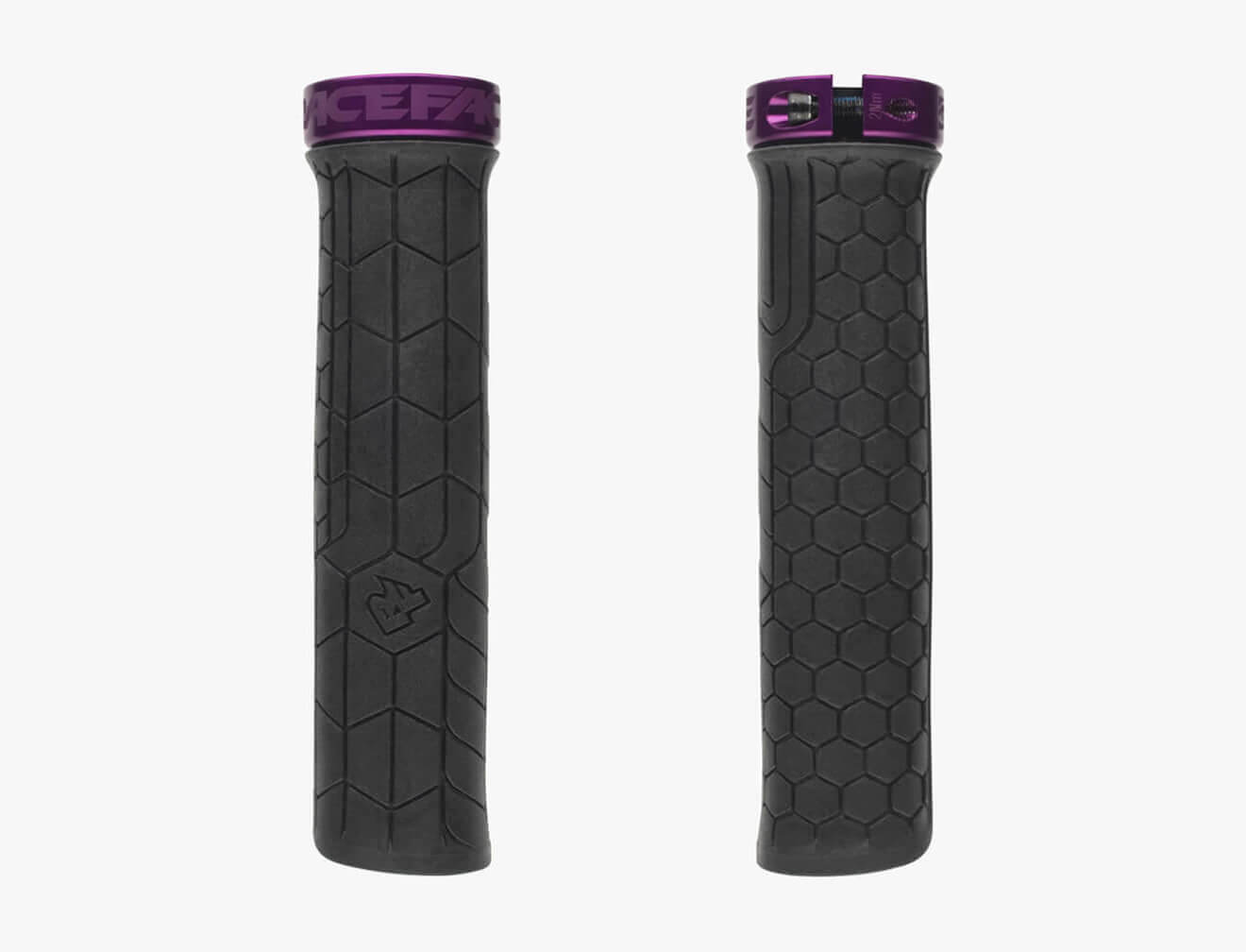 Manopole RaceFace Getta Grip Per Bici - 30mm, Nero/Arancio, Presa Salda - Foto 3